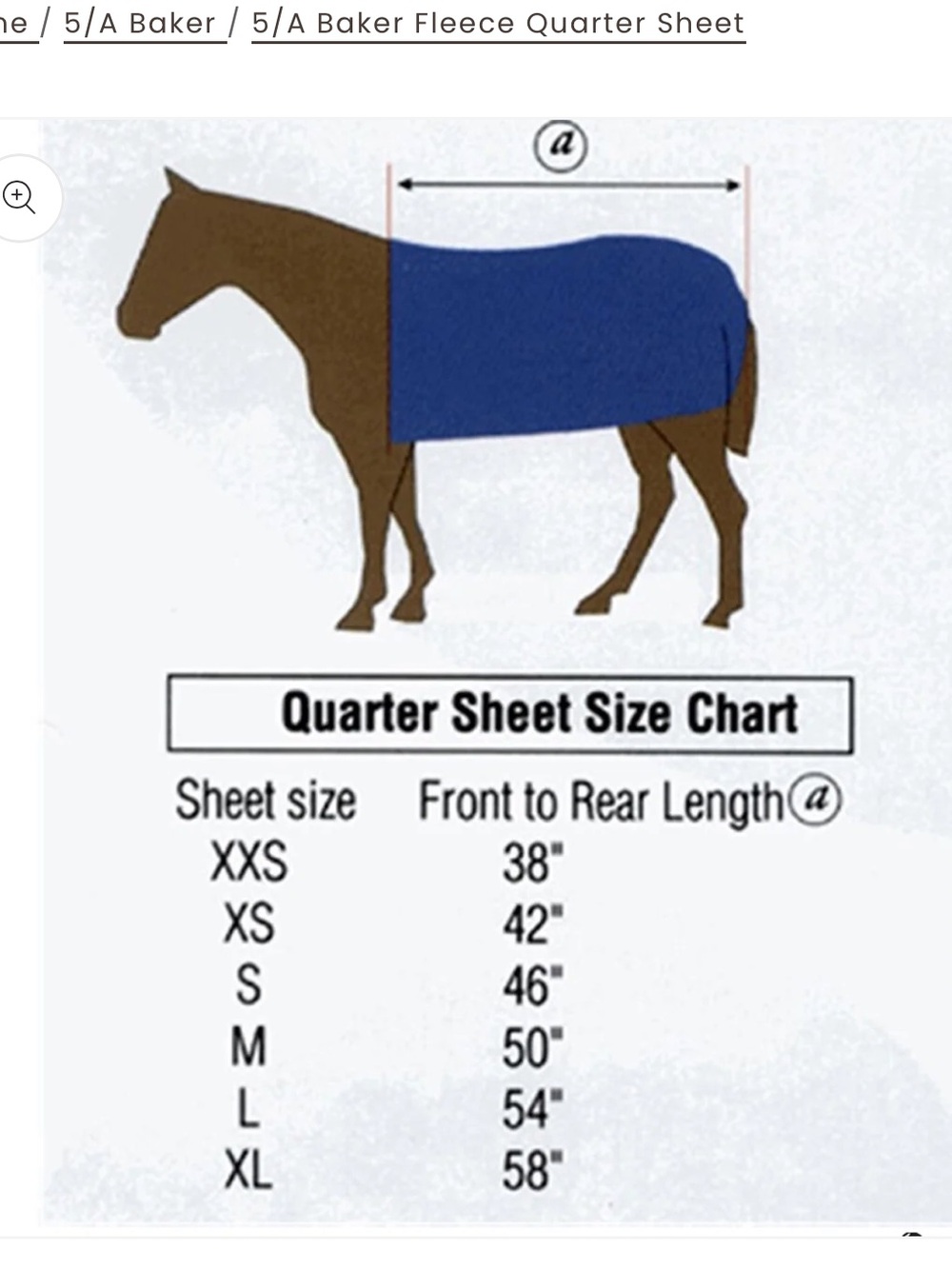 5/A Baker Fleece Quarter Sheet - Size Large - Picture 7 of 7